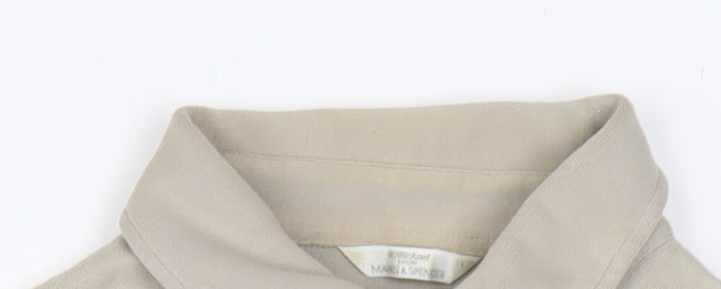 Mens UK Size L Marks and Spencer Grey Henley Sweatshirt