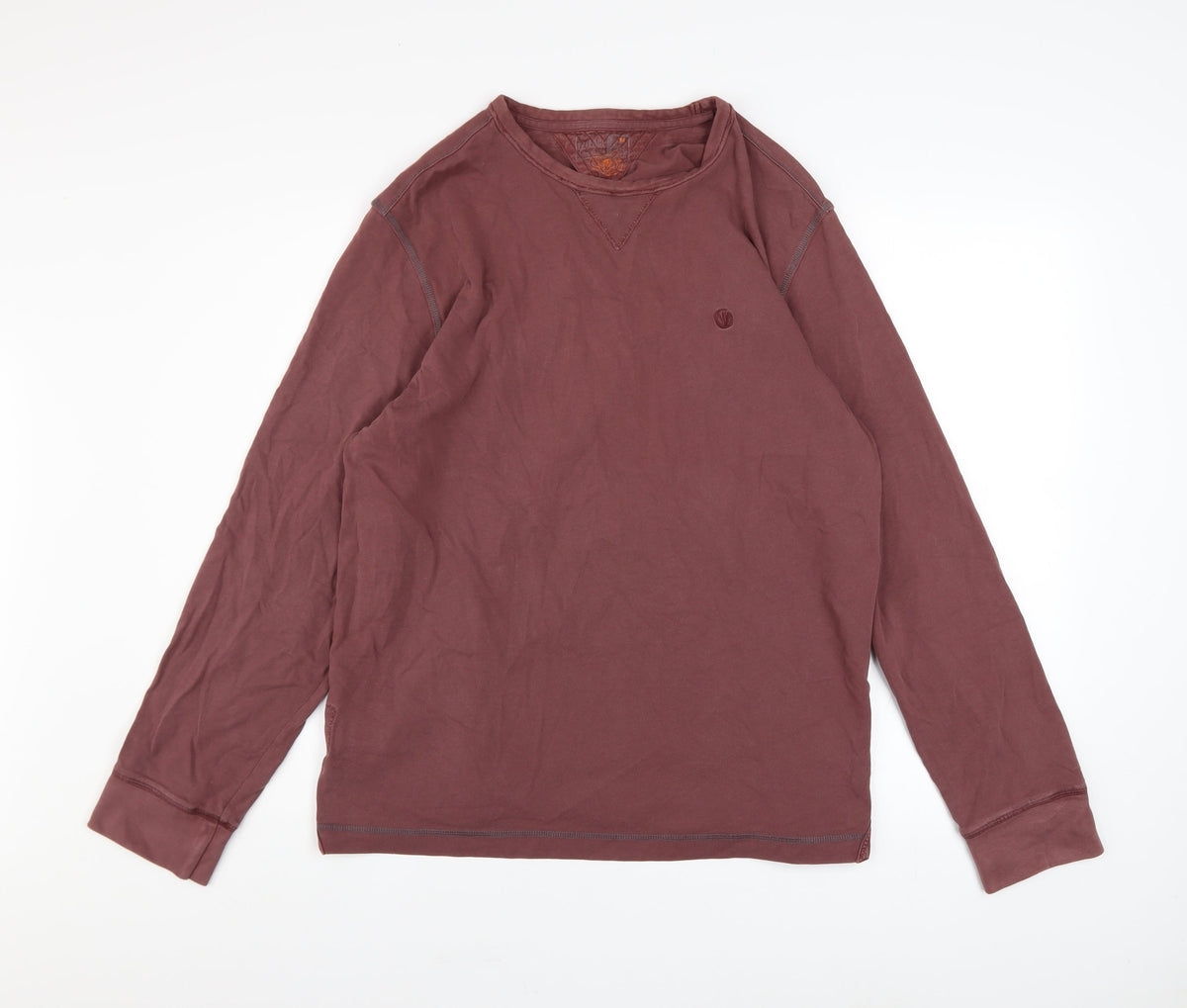 Mens UK Size M FatFace Brown Pullover Sweatshirt