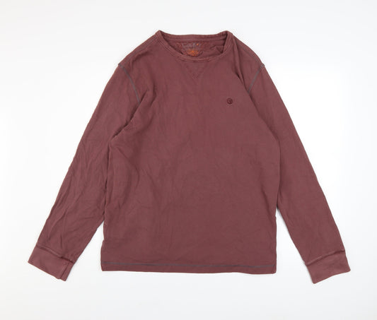 Mens UK Size M FatFace Brown Pullover Sweatshirt