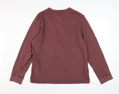 Mens UK Size M FatFace Brown Pullover Sweatshirt