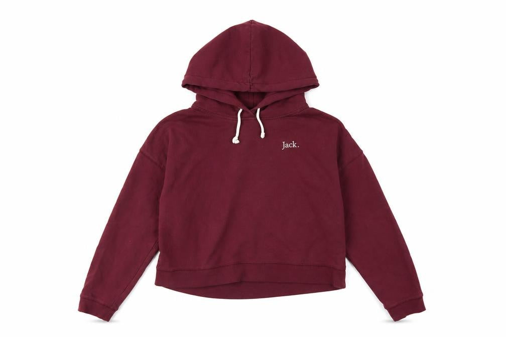 Womens UK Size 16 Jack Wills Red Pullover Hoodie