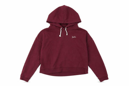 Womens UK Size 16 Jack Wills Red Pullover Hoodie