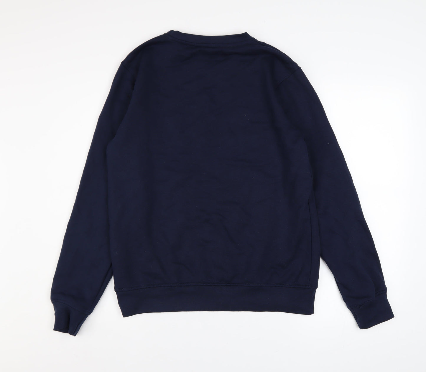 Mens UK Size M Kangaroo Poo Blue Pullover Sweatshirt
