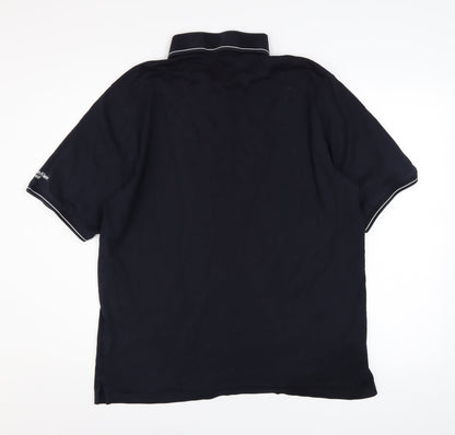 Calvin Klein Golf Men's Black XL Polo Shirt Short Sleeve Cotton