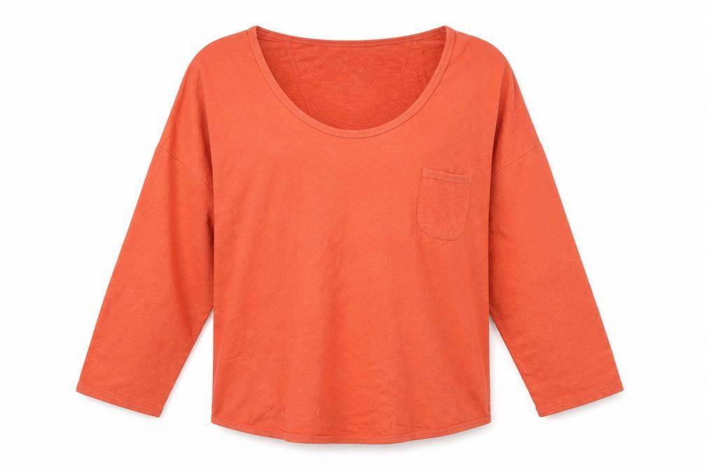 Womens UK Size M FC Jeans Orange Pullover Sweatshirt
