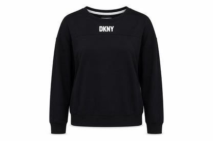 Womens UK Size S DKNY Black Pullover Sweatshirt