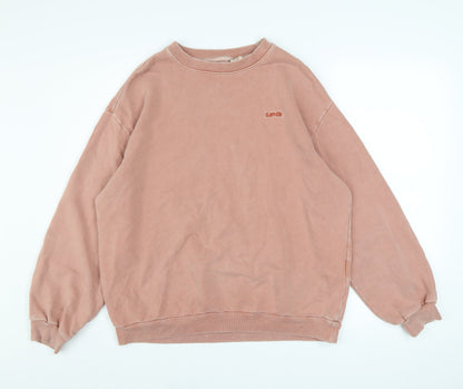 Mens UK Size XS Levi's Pink Pullover Sweatshirt