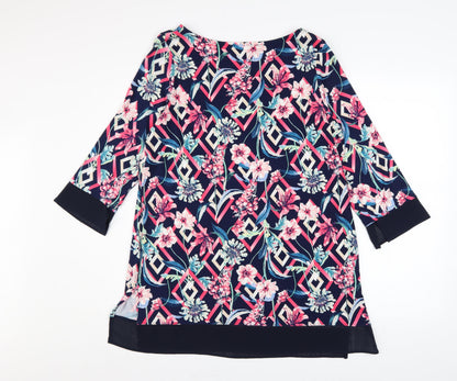 Marks and Spencer Women’s Multicoloured Floral Tunic Blouse UK 14