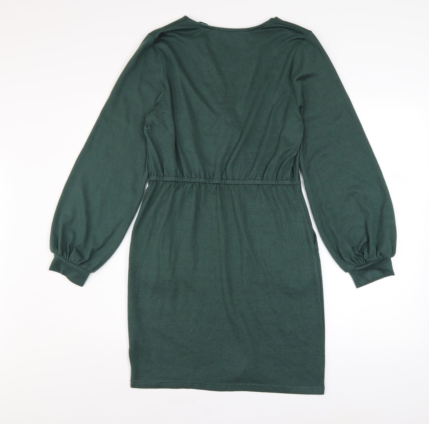 Louche Women’s Green Long Sleeve Wrap Dress UK 10