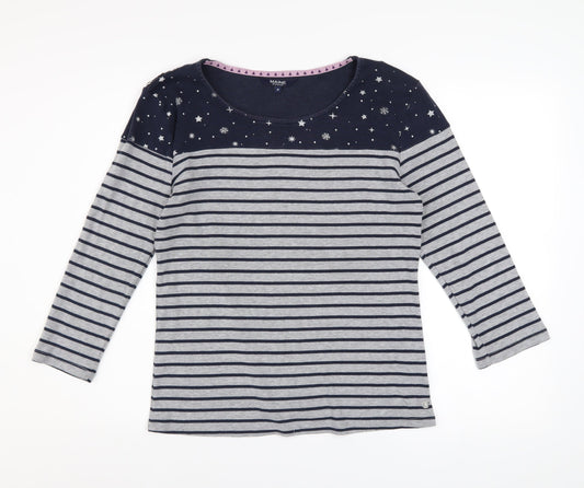 Womens UK Size 16 Maine New England Grey Pullover Sweatshirt