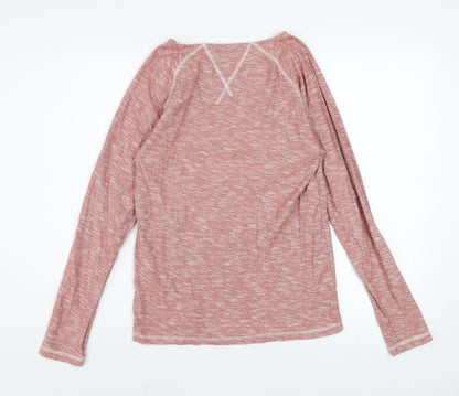 Nudie Jeans Co Men’s Pink Long Sleeve Organic Cotton Top XS