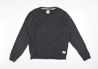 Mens UK Size M Jack Wills Grey Pullover Sweatshirt