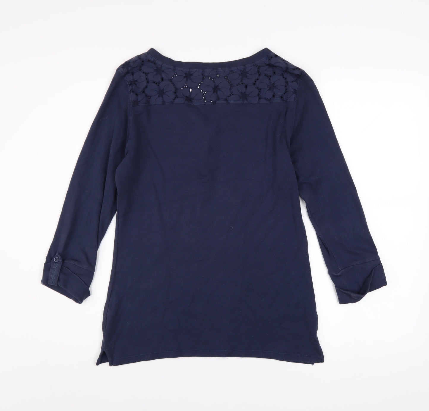 Womens UK Size 12 Spirit at M&Co Blue Basic Button-Up