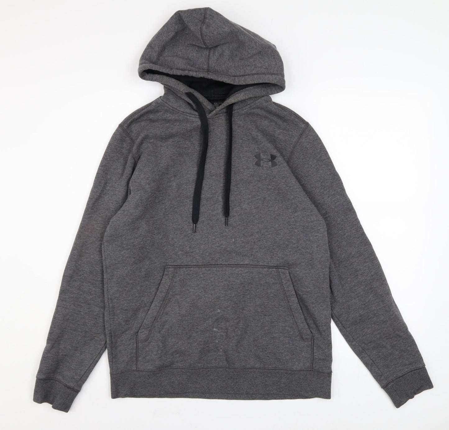 Mens UK Size S Under armour Grey Pullover Hoodie