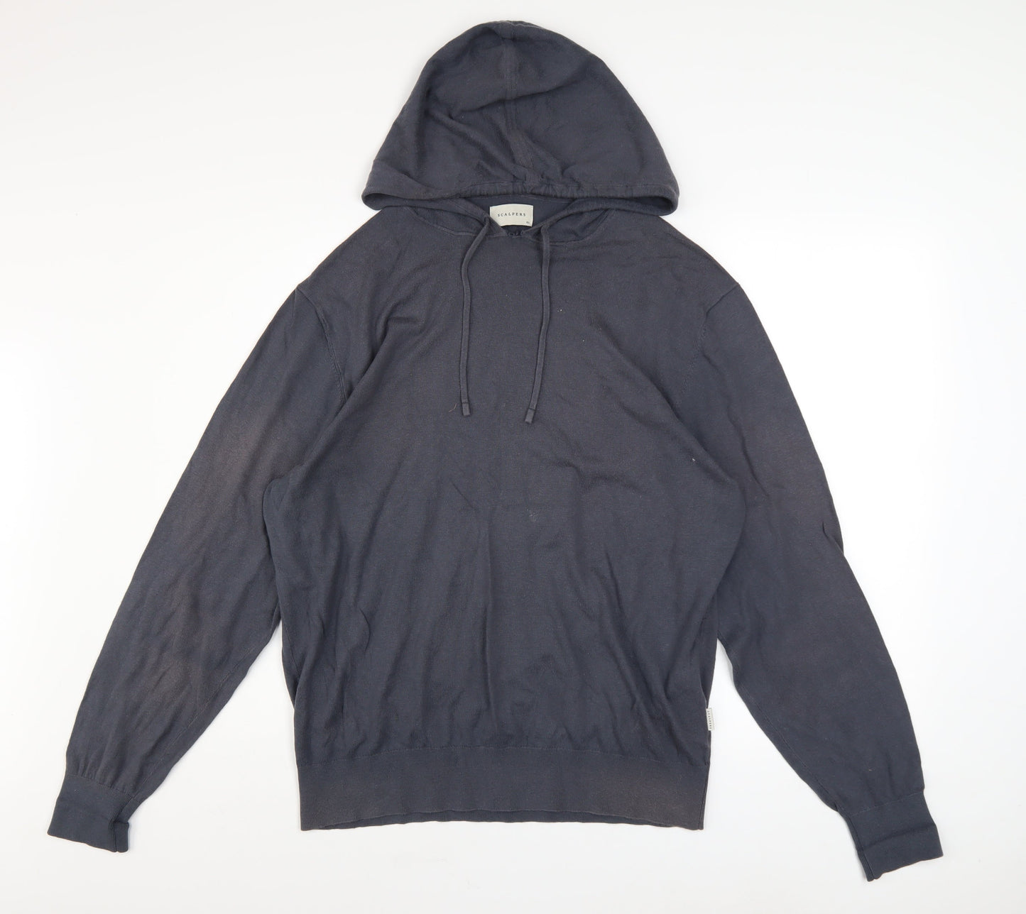 Mens UK Size XL Scalpers Black Pullover Hoodie