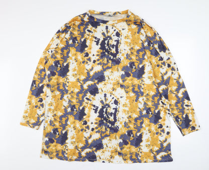 Womens UK Size 14 ASOS Design Multicoloured Pullover Sweatshirt