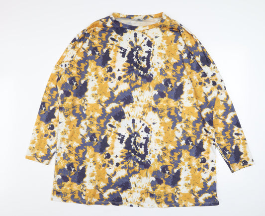 Womens UK Size 14 ASOS Design Multicoloured Pullover Sweatshirt