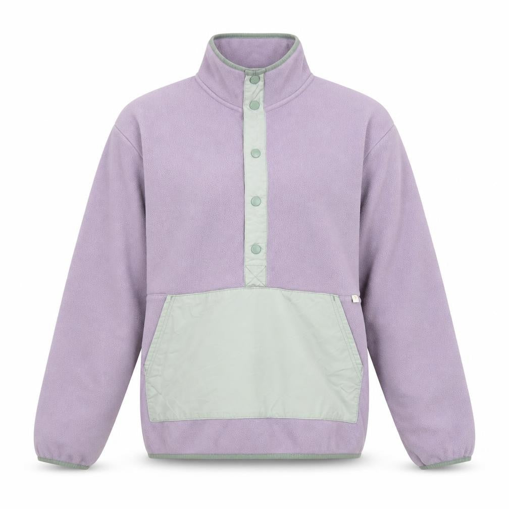 Mens UK Size S Farah Purple Henley Sweatshirt