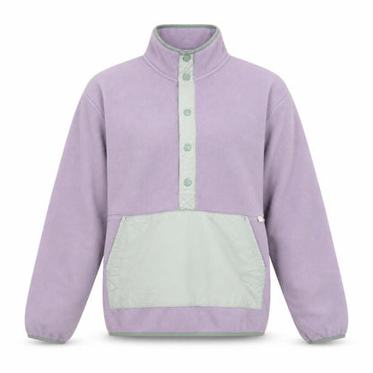 Mens UK Size S Farah Purple Henley Sweatshirt