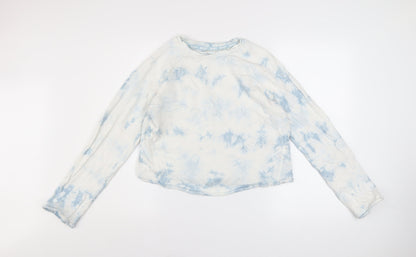 Womens UK Size 10 Marks and Spencer Blue Pullover Sweatshirt