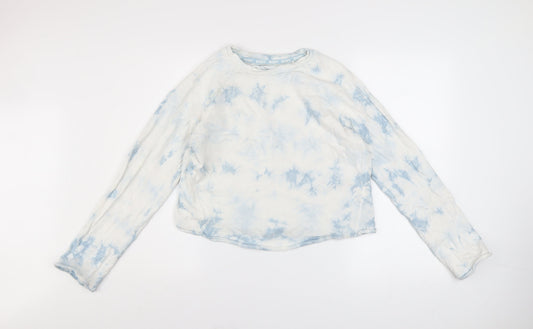 Womens UK Size 10 Marks and Spencer Blue Pullover Sweatshirt