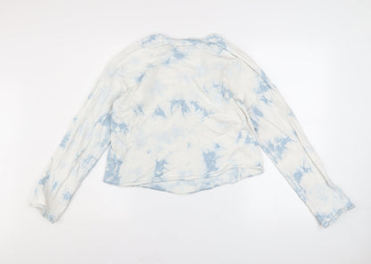 Womens UK Size 10 Marks and Spencer Blue Pullover Sweatshirt