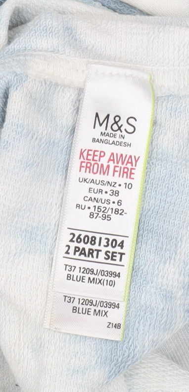 Womens UK Size 10 Marks and Spencer Blue Pullover Sweatshirt