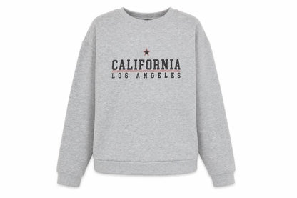 Womens UK Size M Lipsy Grey Pullover Sweatshirt