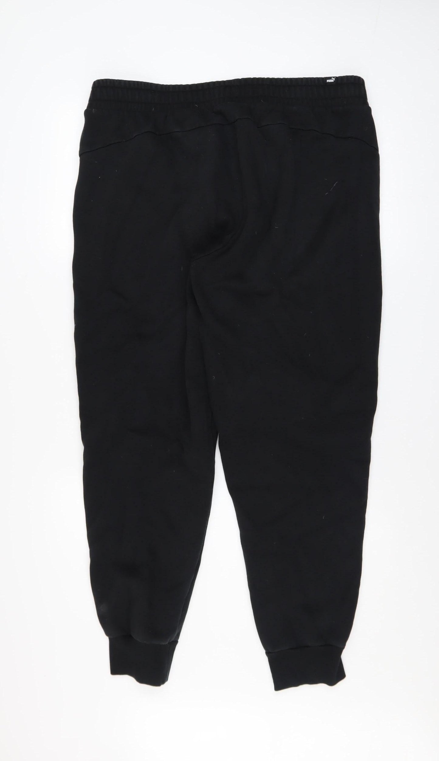 Mens UK Size XL PUMA Regular Fit Jogger Black Trousers
