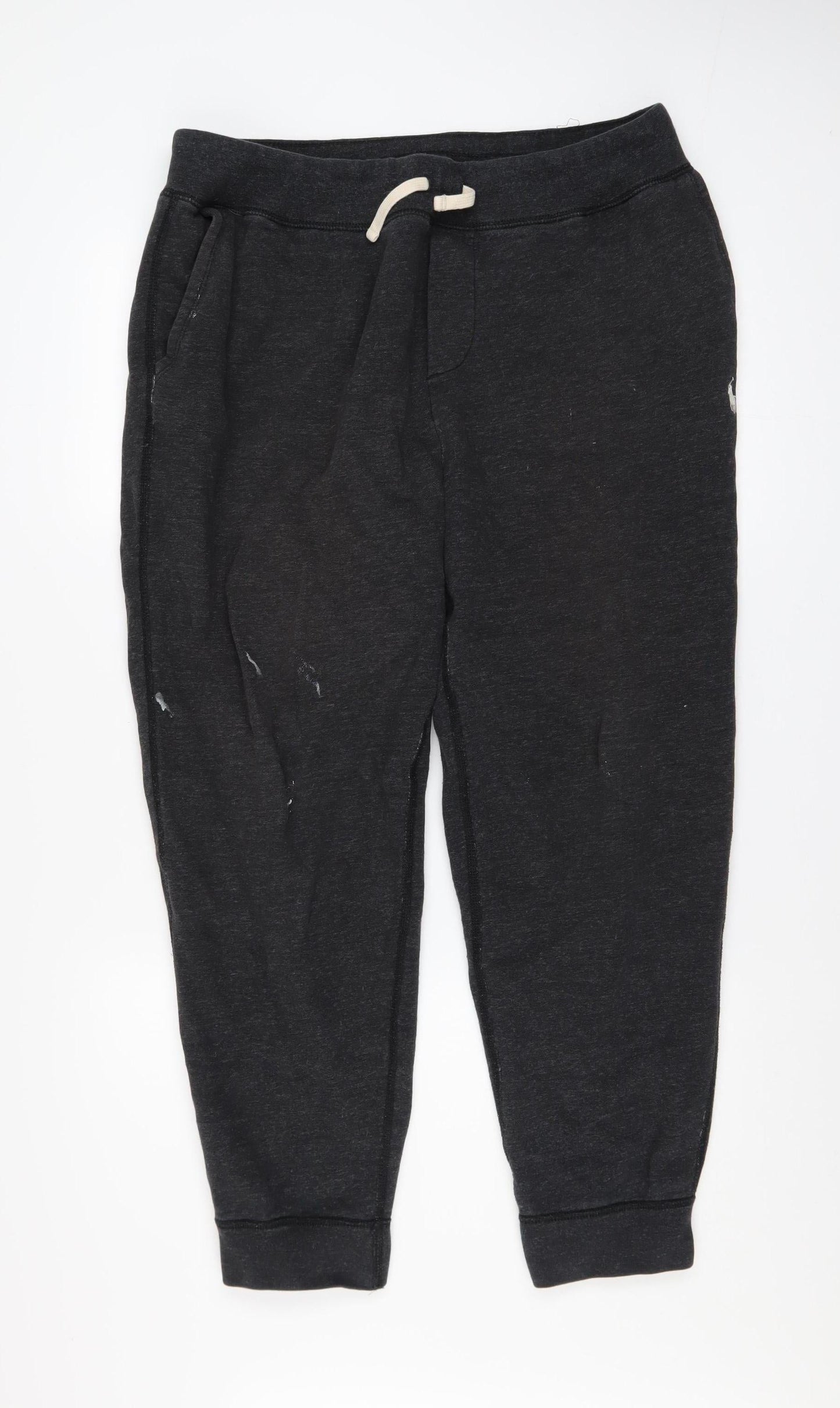 Mens UK Size XL Polo Ralph Lauren Regular Fit Jogger Black Trousers