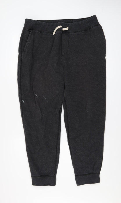 Mens UK Size XL Polo Ralph Lauren Regular Fit Jogger Black Trousers