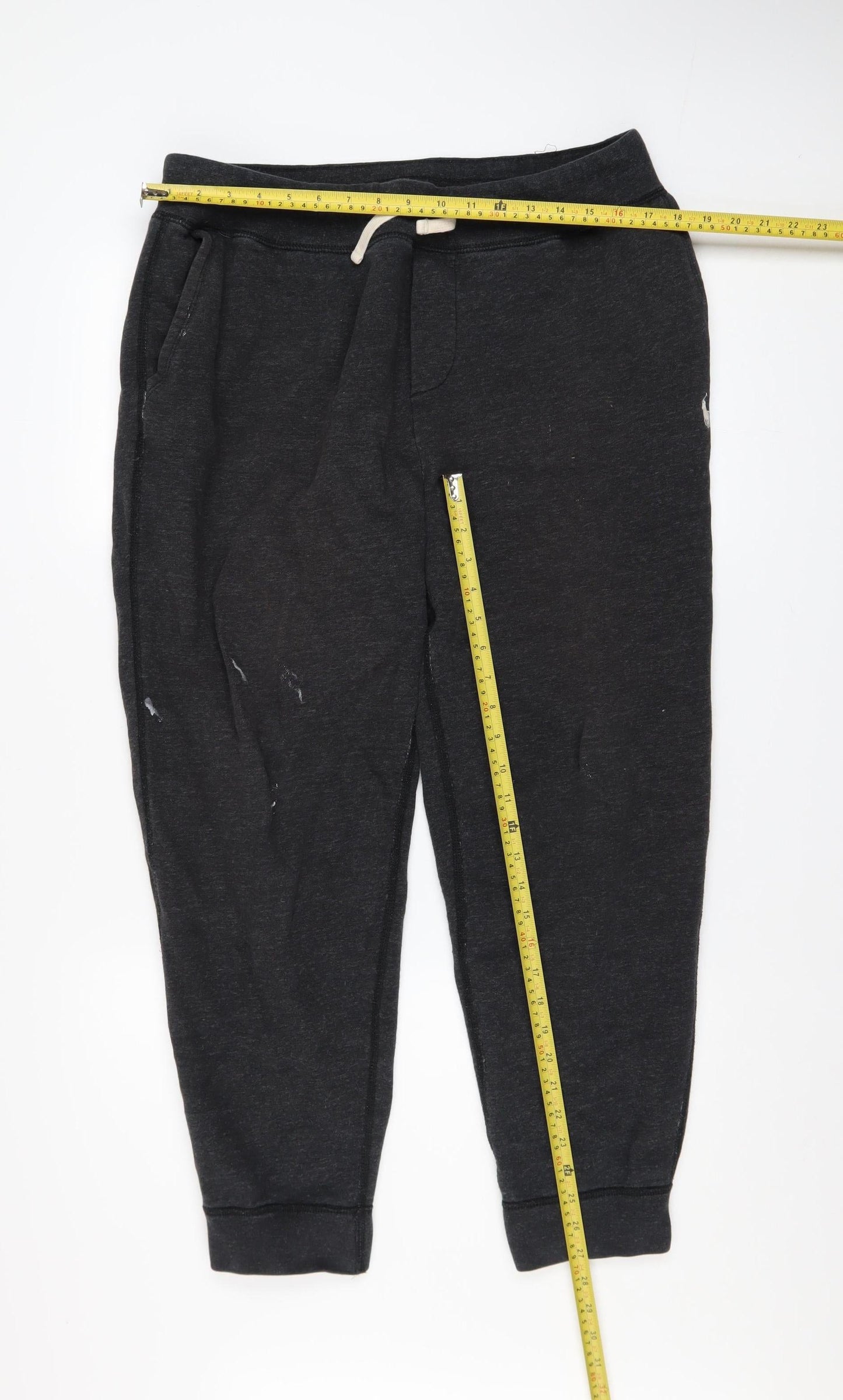 Mens UK Size XL Polo Ralph Lauren Regular Fit Jogger Black Trousers