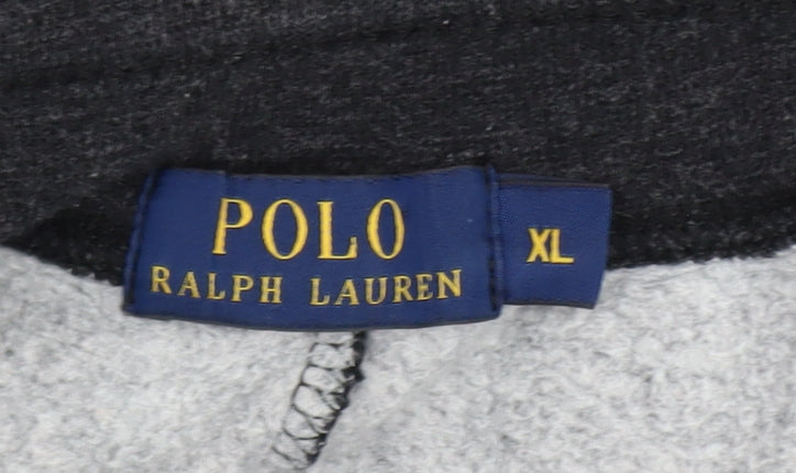 Mens UK Size XL Polo Ralph Lauren Regular Fit Jogger Black Trousers