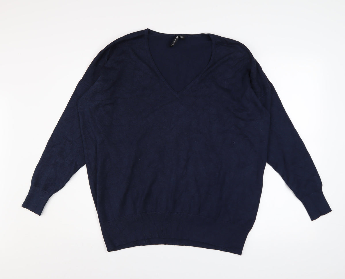 Womens UK Size 20/22 Capsule Blue Pullover Jumper