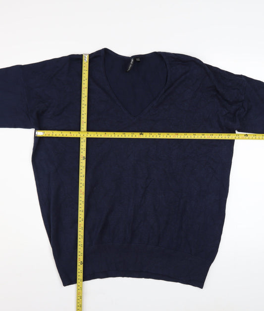 Womens UK Size 20/22 Capsule Blue Pullover Jumper