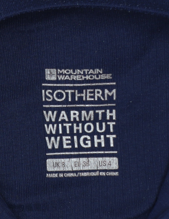 Womens UK Size 8 Mountain Warehouse Blue Pullover Sweatshirt