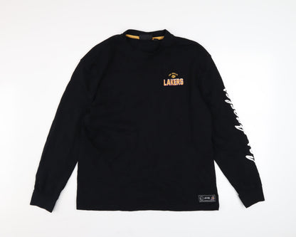 Mens UK Size M NBA Black Pullover Sweatshirt