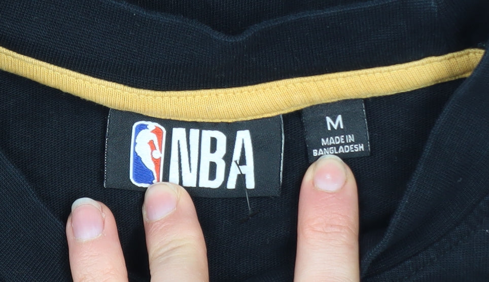 Mens UK Size M NBA Black Pullover Sweatshirt