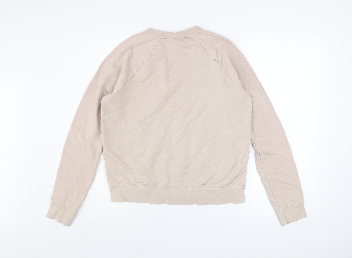 Womens UK Size S Nike Beige Pullover Sweatshirt