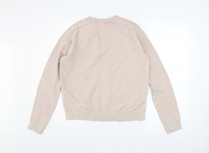 Womens UK Size S Nike Beige Pullover Sweatshirt
