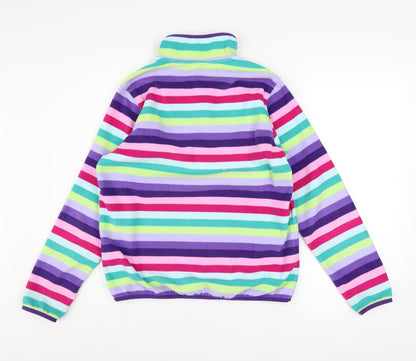 Teens UK Size L Lands' End Multicoloured Pullover Sweatshirt