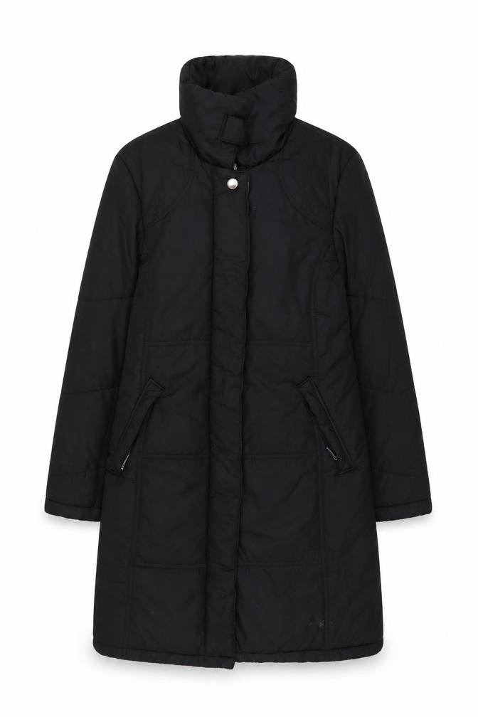 Four Seasons Women's Black Long Puffer Coat Size M