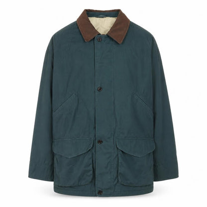 Mens UK Size L Marks and Spencer Green Overcoat