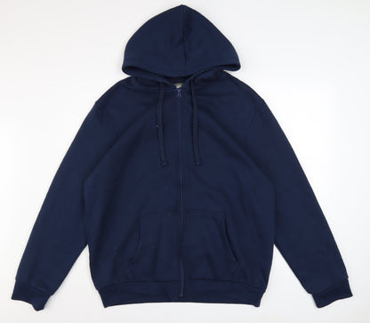 Mens UK Size XL Mountain Ridge Blue Full Zip Hoodie