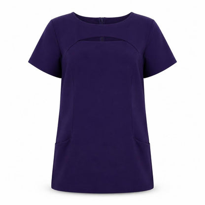 Womens UK Size 16 Simon Jersey Purple Tunic Blouse