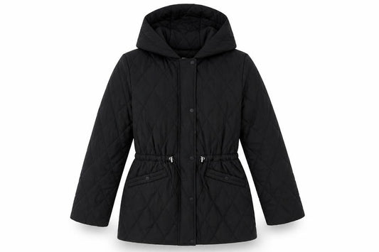 Womens UK Size M DKNY Black Puffer Jacket