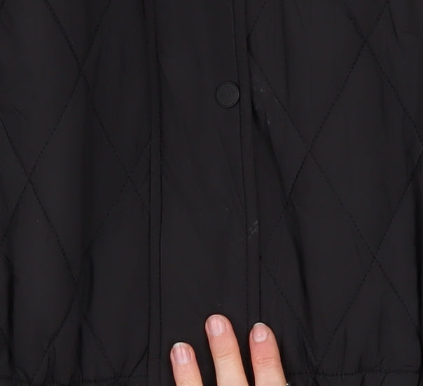 Womens UK Size M DKNY Black Puffer Jacket