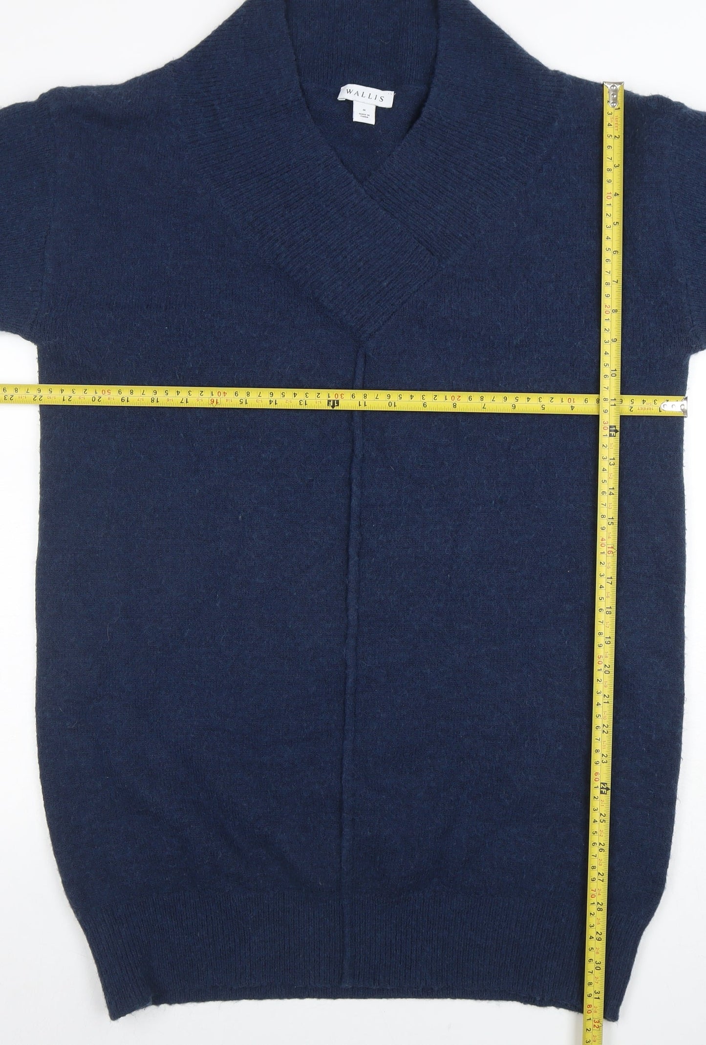 Womens UK Size M Wallis Blue Pullover Jumper