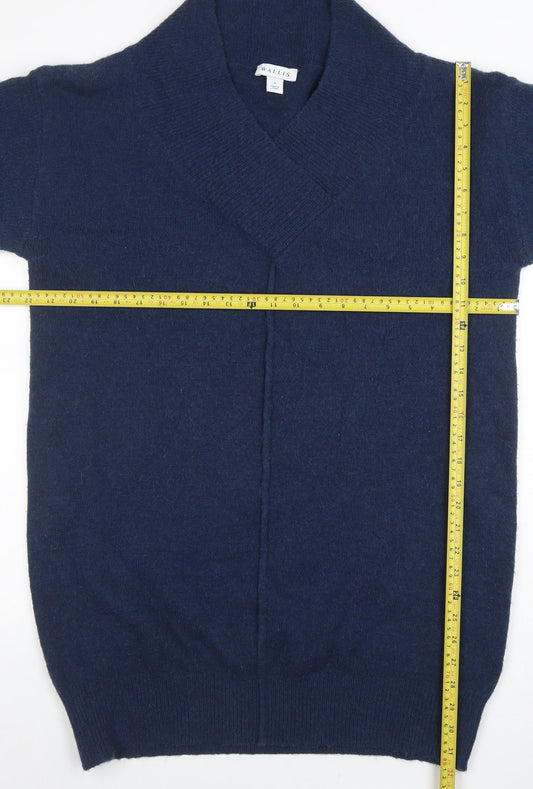 Womens UK Size M Wallis Blue Pullover Jumper