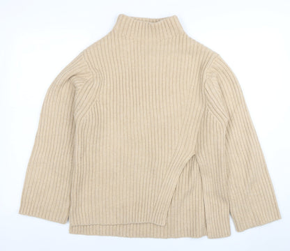 Womens UK Size M MING Beige Pullover Jumper